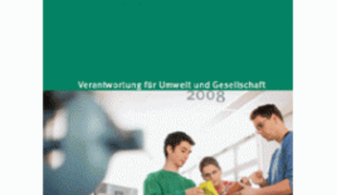 Mit energieeffizienten Hausgeräten in die Zukunft - neuer BSH Nachhaltigkeitsbericht 2008