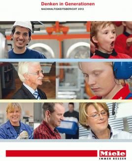 Cover: Miele Nachhaltigkeitsbericht