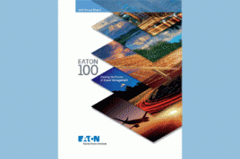 Eaton: Cover des aktuellen CSR-Report. (Screenshot)