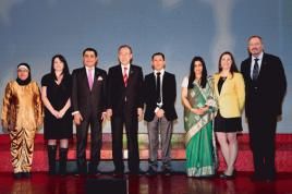 Im Beisein von UN Generalsekretär Ban Ki-moon wurden die Gewinner des „Intercultural Innovation Awards“ ausgezeichnet, Fotos (2): BMW
