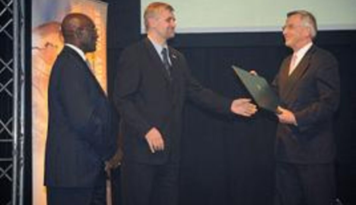 RWE-Windkraftprojekt mit "National Energy Globe Award 2009" ausgezeichnet