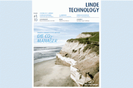 Ausgabe 1.10 des Magazins Linde Technology. Titelthema: „Die CO2 Manager“.
