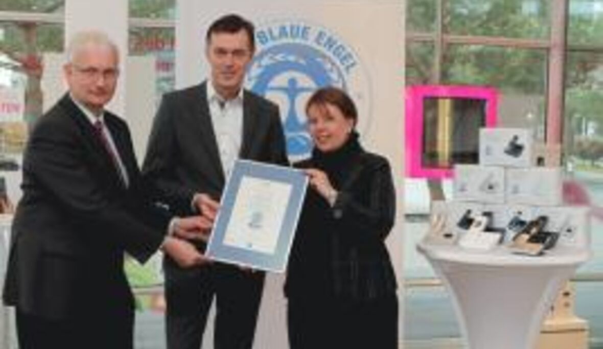 Erster Blauer Engel für Telekom-Produkt