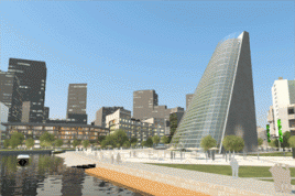 Plantagon Greenhouse Building. Foto: Plantagon/Sweco