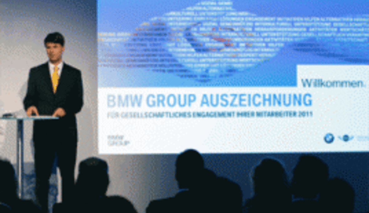 BMW: Auszeichnung für Gesellschaftliches Engagement der Mitarbeiter