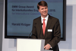 Harald Krüger, Schirmherr des BMW Group Award für Interkulturelles Engagement und Mitglied des Vorstands der BMW AG. Foto: BMW AG
