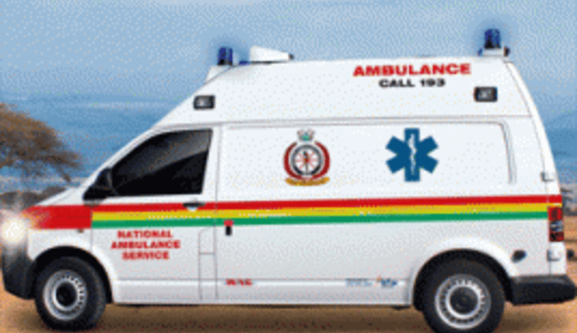 Deutsche Krankenwagen für Ghana