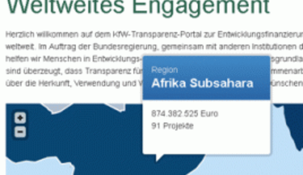 KfW: Neues Transparenz-Portal legt Projekt-Daten offen