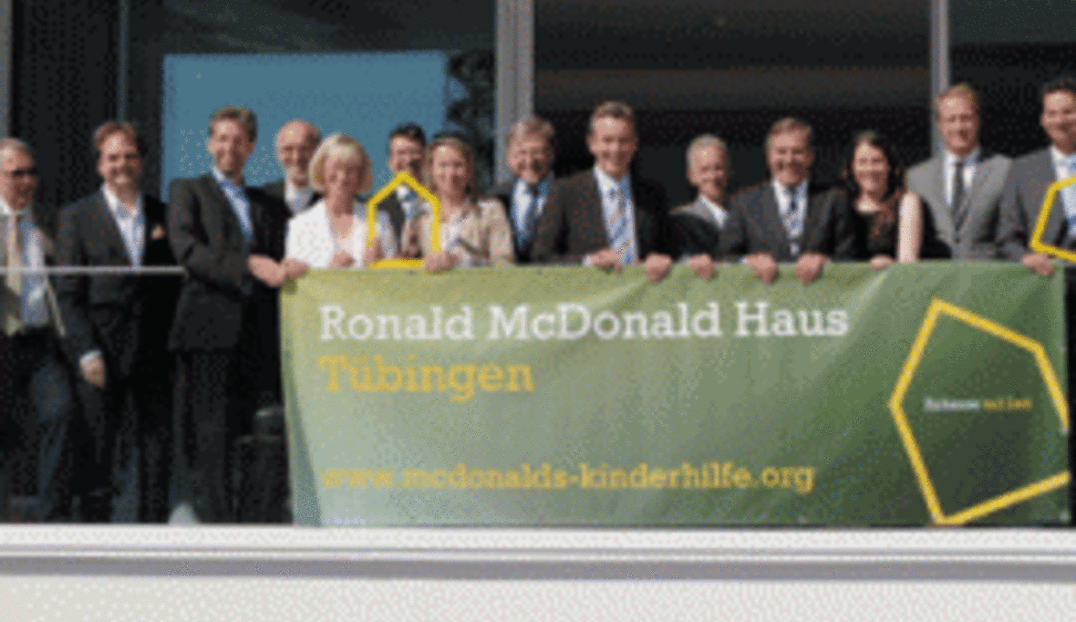 Erstes Ronald McDonald Haus in Baden-Württemberg eröffnet