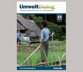 Cover der Jubiläumspublikation zum 10-jährigen Bestehen des UmweltDialogs. (Titelbild: Marion Lenzen)