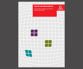 Cover des Vodafone CR-Report 2010/11 (Screenshot)