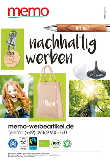 memo Werbeartikelkatalog 2018