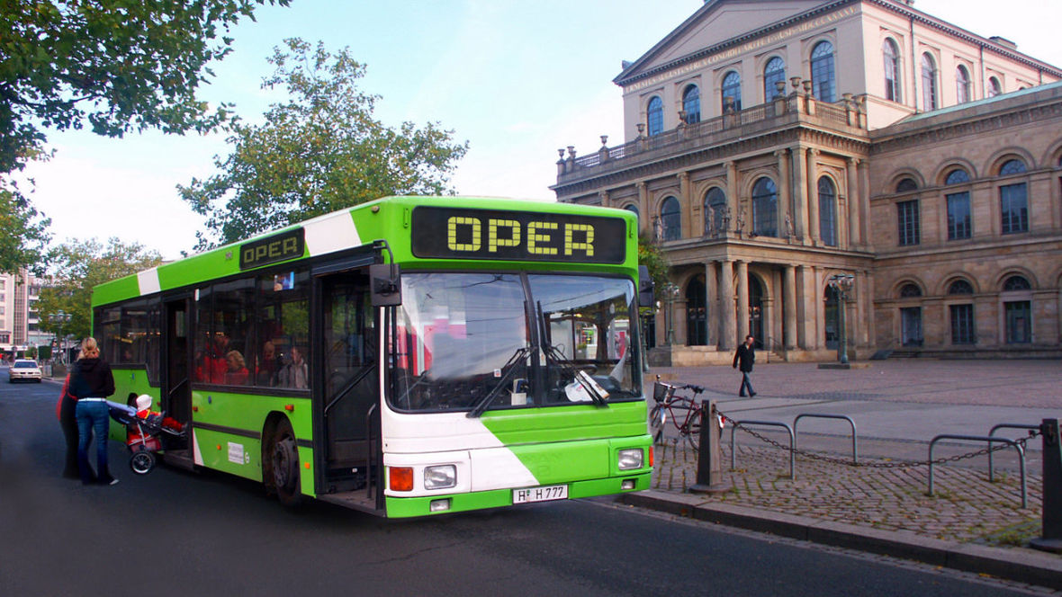 Wahrnehmung bei einem gesunden Auge.